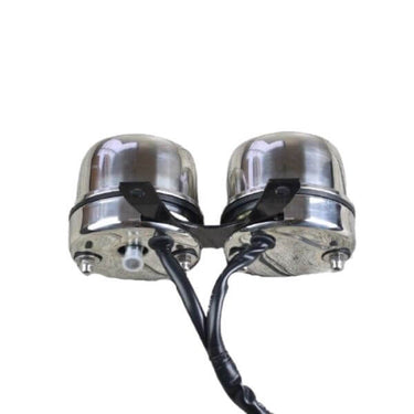 Compteur moto double cadran café racer